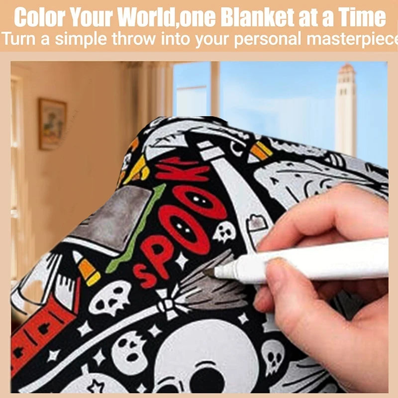 Washable Color Fleece Blanket